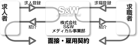 面接・雇用契約までの流れ